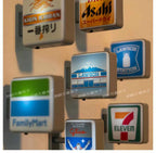 Dotonbori Glico 711 Lake Kawaguchi-ko Lawson Store Sign Lightboard Photo Spot Fridge Magnet Sticker Decoration254