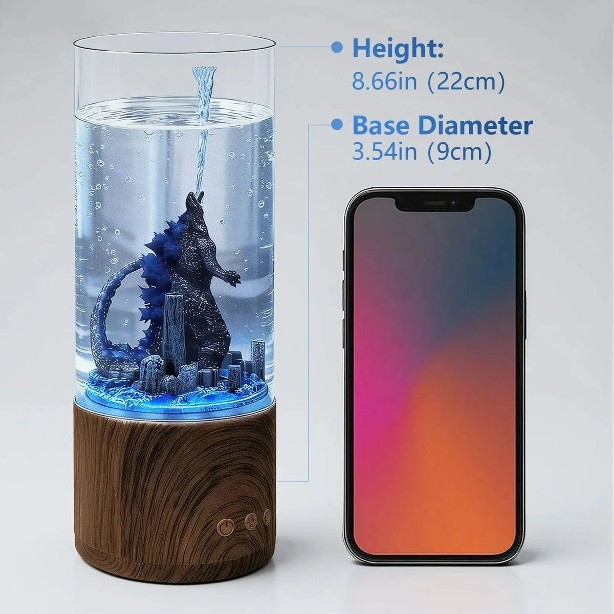 ZHUANGHUANC Alien Resin LED Lamp | Extraterrestrial Desk Decor