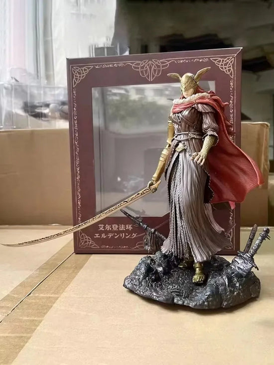 24cm ELDEN RING Figure Malenia Blade Of Miquella Anime Figure Valkyrie Figurine Model Pvc Statue Doll Collection Decoration Toys SS69