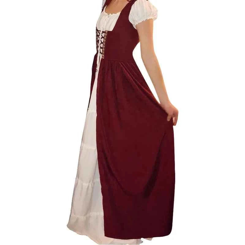 Medieval Renaissance Drama Dance Costume Halloween Girdle Cos Dress Halloween Costumes for Women Dress Love Live Cosplay