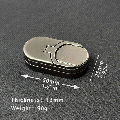Target Push Slider Fidget Slider Toy Adult Metal Fidget Toy Finger Push Spin Coins Decompression Toys EDC Haptic Slider Gift