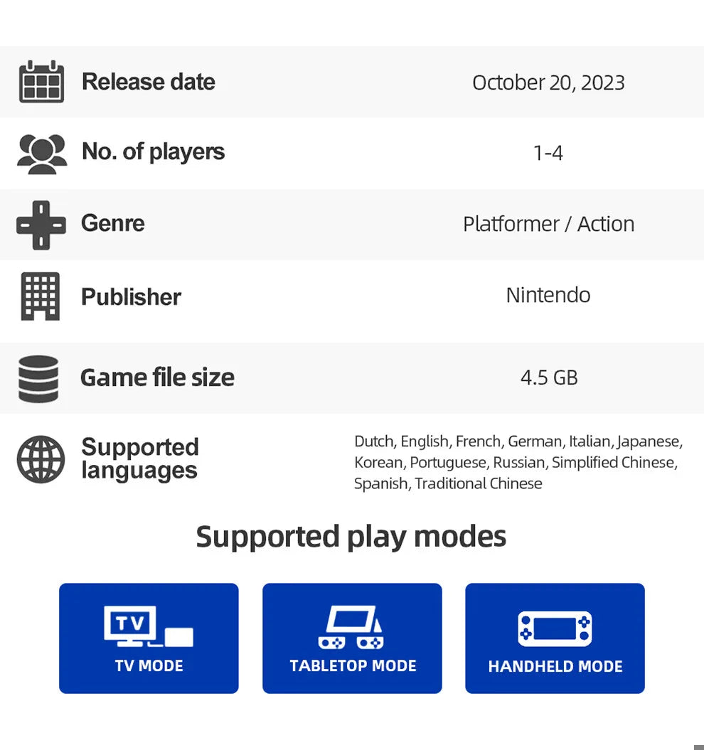 Super Mario Bros. Wonder Nintendo Switch Game Deals 100% Official Original Physical Game Card Action Genre for Switch OLED Lite SS69