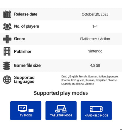 Super Mario Bros. Wonder Nintendo Switch Game Deals 100% Official Original Physical Game Card Action Genre for Switch OLED Lite SS69