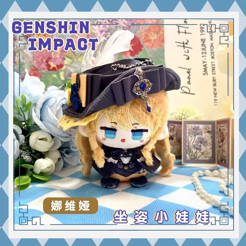 Alice Genshin Impact Plush Doll Sandrone Columbina Yae Miko Arlecchino Nicole Lohen Linnea Game Cosplay Stuffed Toy Illuga Gift