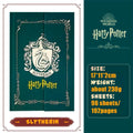 Authentic Harries Potters Peripheral Retro Notebook Magic Academy Hogwarts Slytherin Portable Notebook School Student Stationery