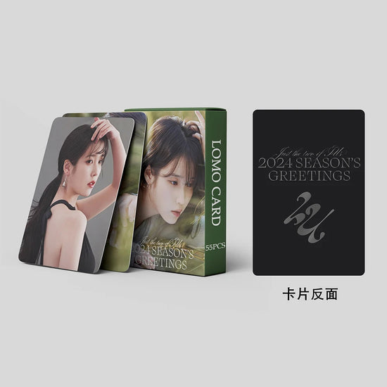 55pcs/set Kpop IU The Golden Hour Lomo Cards High quality HD Photocard for fans collection Fashion Cute Fans Gift SS69
