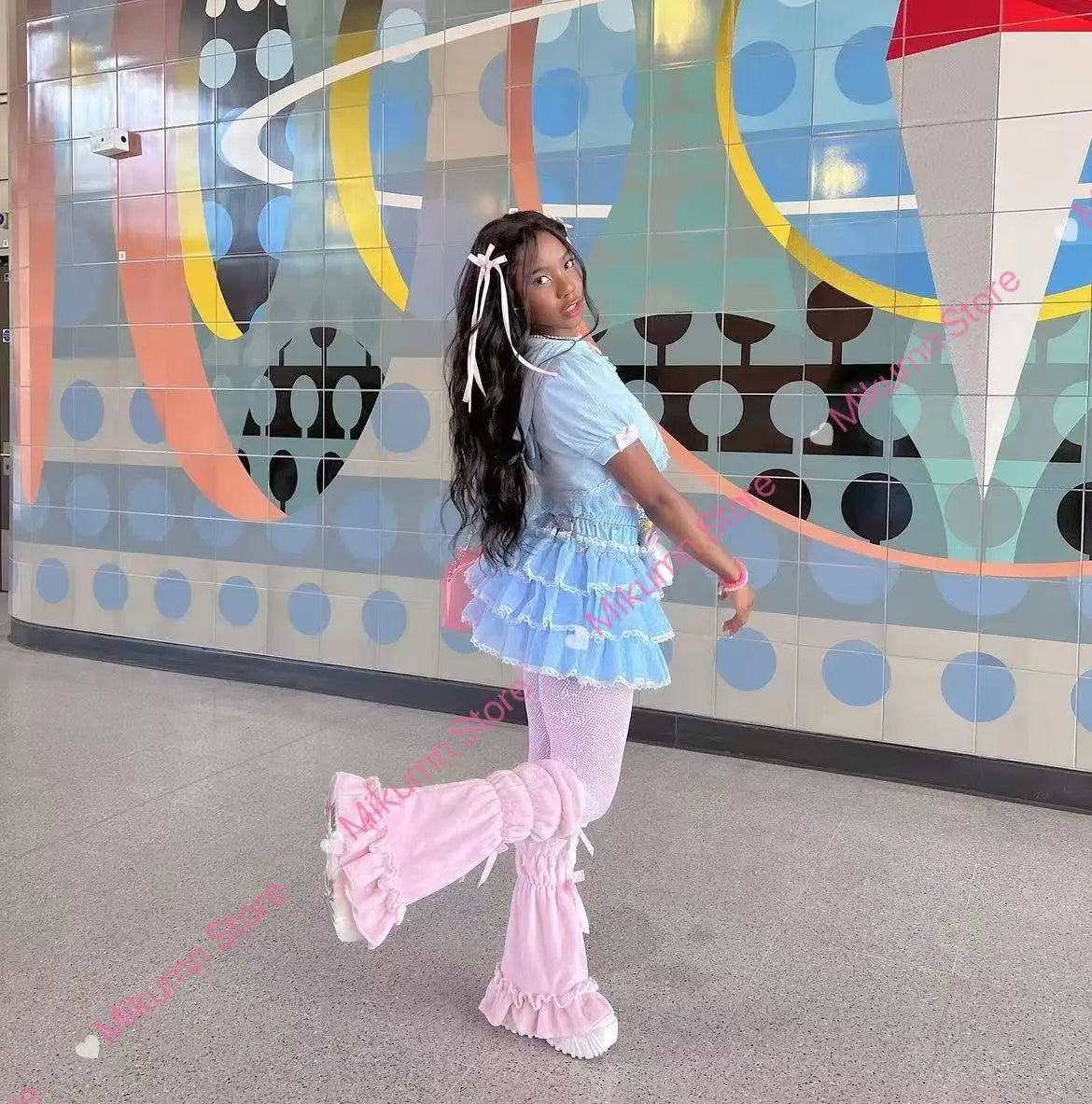 Mikumn Harajuku Sweet Lace Shorts Skirts Y2k Japanese Lolita Kawaii JK Ruffles Bloomers Women Elastic Waist Safety Short Pants SS69