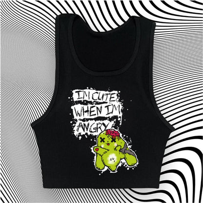 Crop Top Sexys 2000s Y2k Tops With Suspenders Corset Top for Women Harajuku Aesthetic Clothing Women's Cropped Tanks & Camis Emo SS69 13.69 Black1 / XL