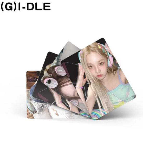KPOP 55cards/set (G) I-DLE Album Card I FEEL Album GIDLE Ye Shuhua MINNIE Printed Photo Card LOMO Card Gift For Girls Collection SS69