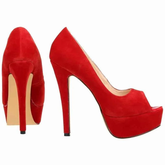 Women Platform Sandals Stilettos Sexy Stripper Pole Dance High Heels Pumps Peep Toe Ladies Nighclub Party Black Wedding Shoes