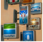 Dotonbori Glico 711 Lake Kawaguchi-ko Lawson Store Sign Lightboard Photo Spot Fridge Magnet Sticker Decoration254