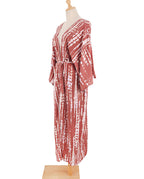 Tie Dye Kimono Swimsuit Cover-Up for Women - Flowy Rayon Beach Dress