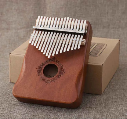 Kalimba music instrument Thumb Piano 17 Keys Mahogany Wood Finger Piano Combinations Gifts for Kids Portable Mbira Finger Piano