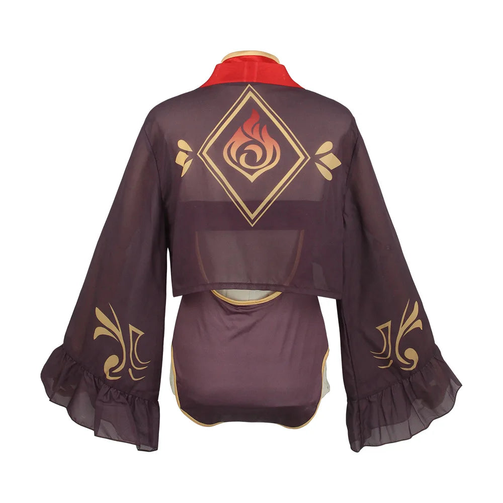 Genshin Impact Cosplay Swimsuit Miss Hina Lisa Hutao Raiden Shogun Sexy Bikini Women Anime Cosplay Costume