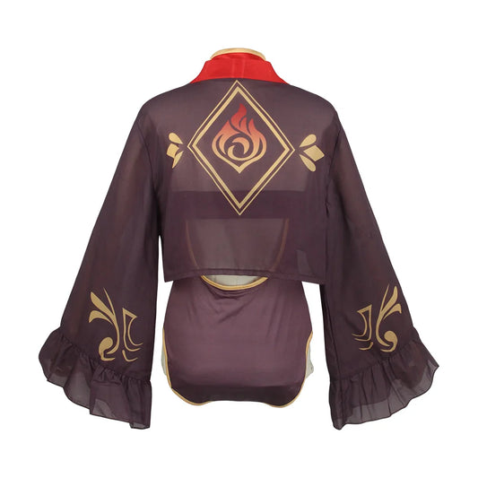 Genshin Impact Cosplay Swimsuit Miss Hina Lisa Hutao Raiden Shogun Sexy Bikini Women Anime Cosplay Costume