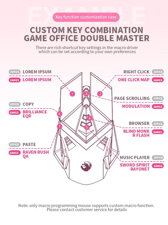 Gaming Mute Rechargeable Mouse 2.4GWireless Pink USB  RGB Gamer Ergonomic Mice Optical Office Computer Mouse for IOS Android SS69