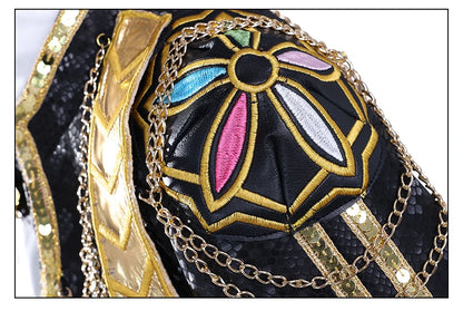 Black Golden Rumi Zoey Mira Cosplay Cosplay Costume Wig Women Suit Halloween Party Role Playing Outfit