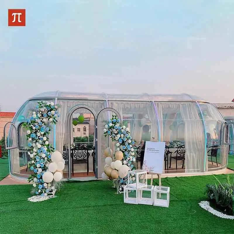 Outdoor Bubble Camping Transparent Starry Sky Dome Tent Igloo Tent Waterproof PC Dome Tent  5 years free warranty