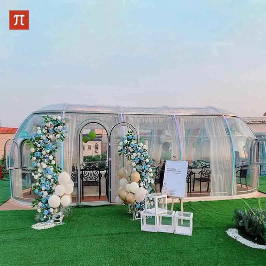 Outdoor Bubble Camping Transparent Starry Sky Dome Tent Igloo Tent Waterproof PC Dome Tent  5 years free warranty