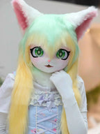 Fursuit Cosplay Headset Furry Costume Paw Head Base Comiket Furry Kig Kigurumi Animal Cat Rabbit Doll Beast Mask Cosplay Costume