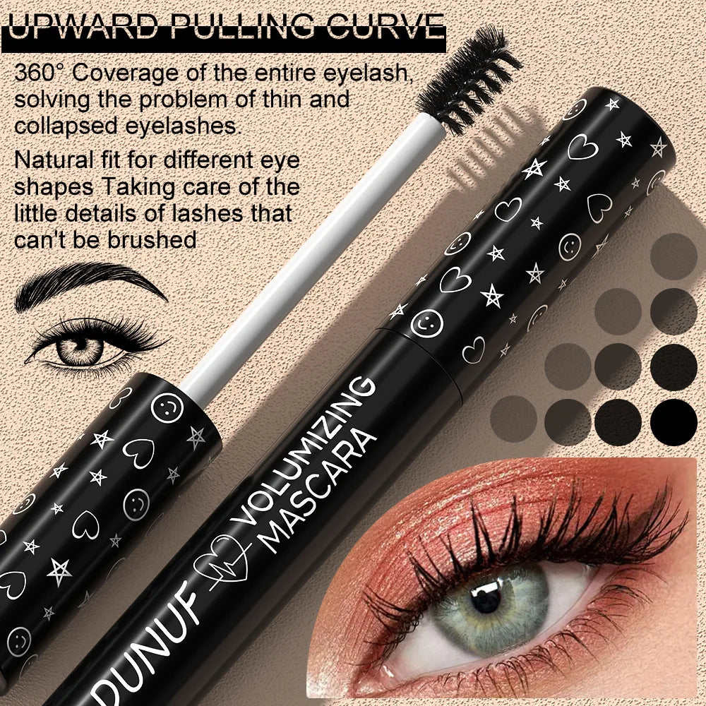 Colorful Curling Mascara Waterproof Fast Drying Eyelashes Extension Multicolor Lashes Makeup Lasting Waterproof White Mascara SS69