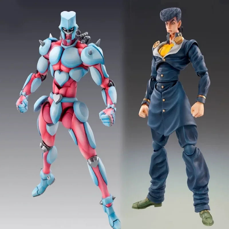 25cm JOJO'S Bizarre Adventure Josuke Higashikata Crazy Diamond Big Super Action Figure Anime Model Toy Desktop Ornament Boy Gift