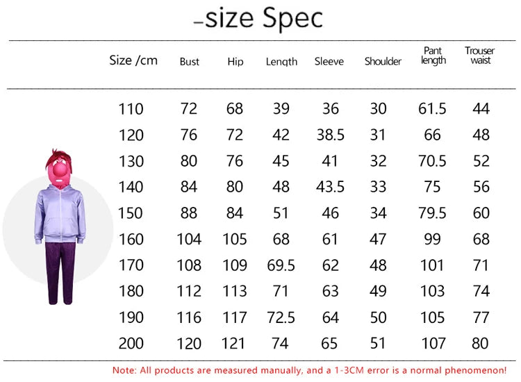 Inside Out Joy Cosplay Costume Unisex Polyester Jumpsuit for Halloween