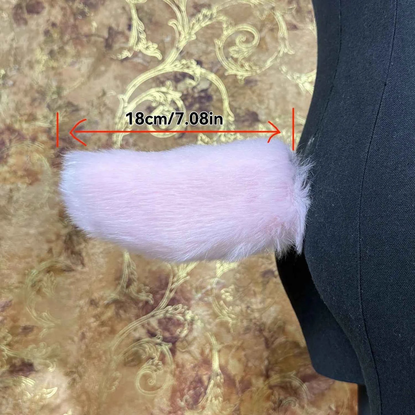 A Movable Rabbit Tail That Combines Voice Control, Swinging, and Patting Functions in One. Props for Role-playing and Performanc