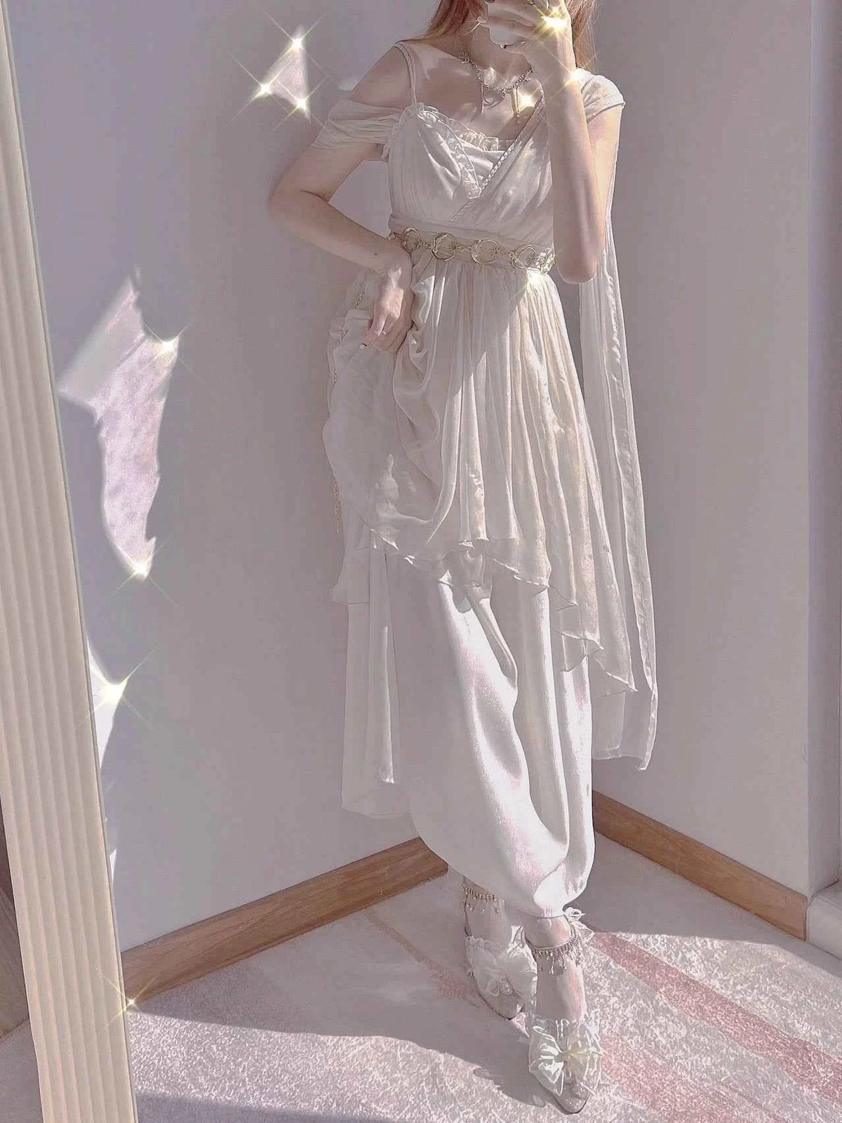 Greek Style Suspender Dress Lolita Elegant Gorgeous Lady