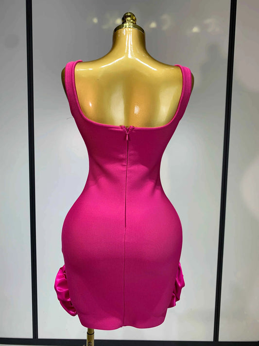 Women Sexy Square Collar Sparkly Rhinestone Bodycon Mini Bandage Dress Celebrate Evening Party Elegant Luxury Birthday Dress