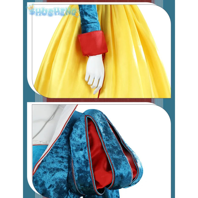 New Movies of 2025 Snow White cosplay Costume Adult and Child Sizes Fairy Tale Sweet Princess Dress Halloween Ball Woman Uniform - SS69