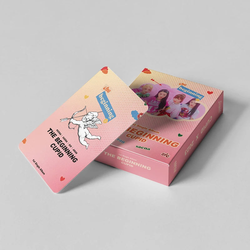 55pcs/set Kpop FIFTY FIFTY THE BEGINNING Lomo Cards Photo Cards Album Photocard High quality Photo album CardsPhoto Fans Gift SS69