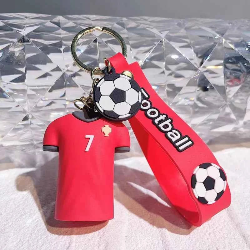Cartoon Soccer Trophy Keychain Couple Bag Charms Bestselling Pendant Perfect Gift For Football Lovers