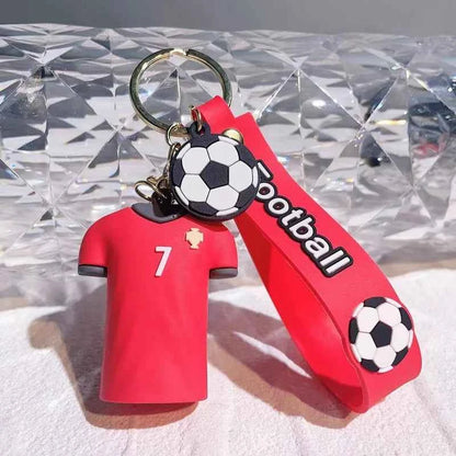 Cartoon Soccer Trophy Keychain Couple Bag Charms Bestselling Pendant Perfect Gift For Football Lovers