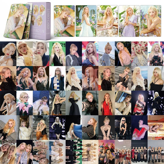 KPOP 55cards/set (G) I-DLE Album Card I FEEL Album GIDLE Ye Shuhua MINNIE Printed Photo Card LOMO Card Gift For Girls Collection SS69