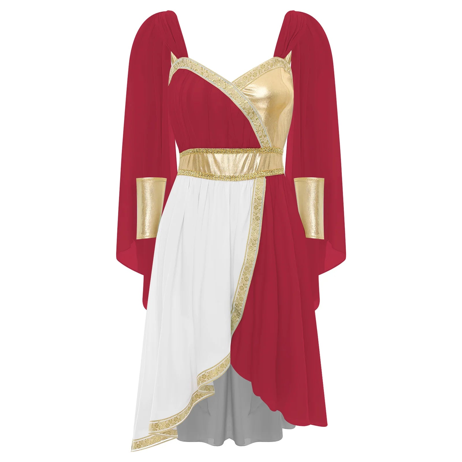 Women's Ancient Greek Goddess Chiffon Cosplay Dress