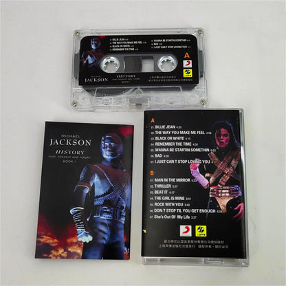 Michael Jackson Thriller and Dangerous Music Tape Cosplay Prop Set
