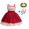 Disney Moana Costume Dress for Girls - Satin Mesh Ocean Adventure