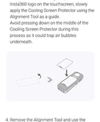 Insta360 X5 Screen Protector Standard or Cooling Tempered Glass Film For Insta 360 X5 Original Accessories