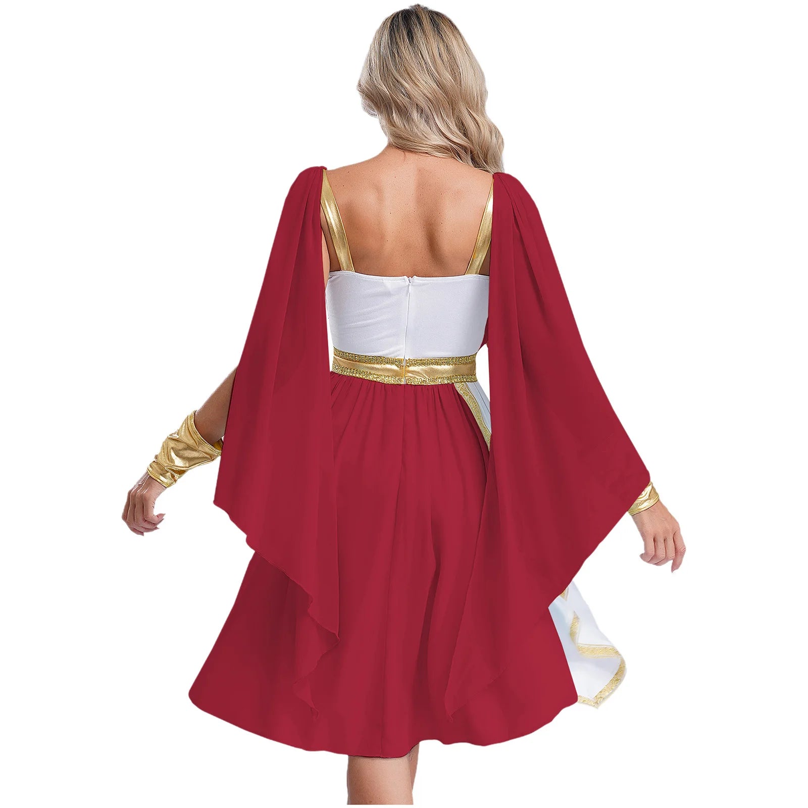 Women's Ancient Greek Goddess Chiffon Cosplay Dress