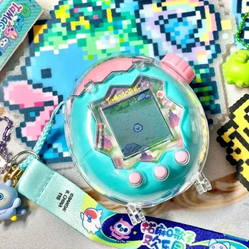Bandai Tamagotchi Paradise Emerald Forest Edition Color Screen Electronic Pet Game Device - Original Toy Collectible