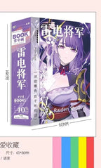 Game Impact Alhaitham Anime Project 40 Sheets 80 Pages Double-sided Mini Characters 68x60mm Magazine Miniature Comic Books SS69