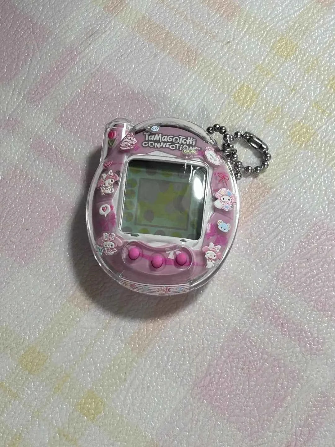 Bandai Tamagotchi Connection V3 Electronic Pet (Linked Ver.) - Elegant Bow/Blue Bubble New