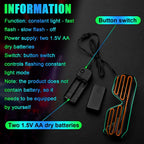 LED Glow Glasses with Blinking Modes for Parties