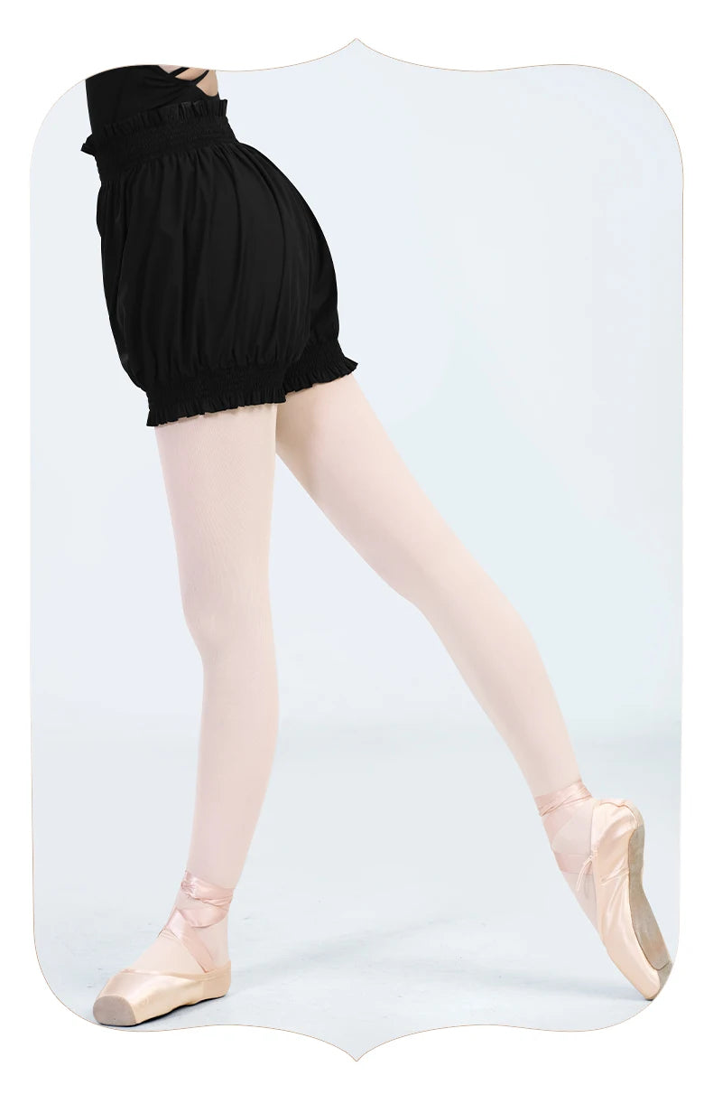 Daydance Women's High Waist Ballet Dance Shorts - Nylon Bloomers