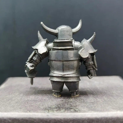 Brass Make Old Hog Rider Action Figures Miniature Ornament Accessories Super Knight Mini Desktop Car Interior Model Figurine SS69