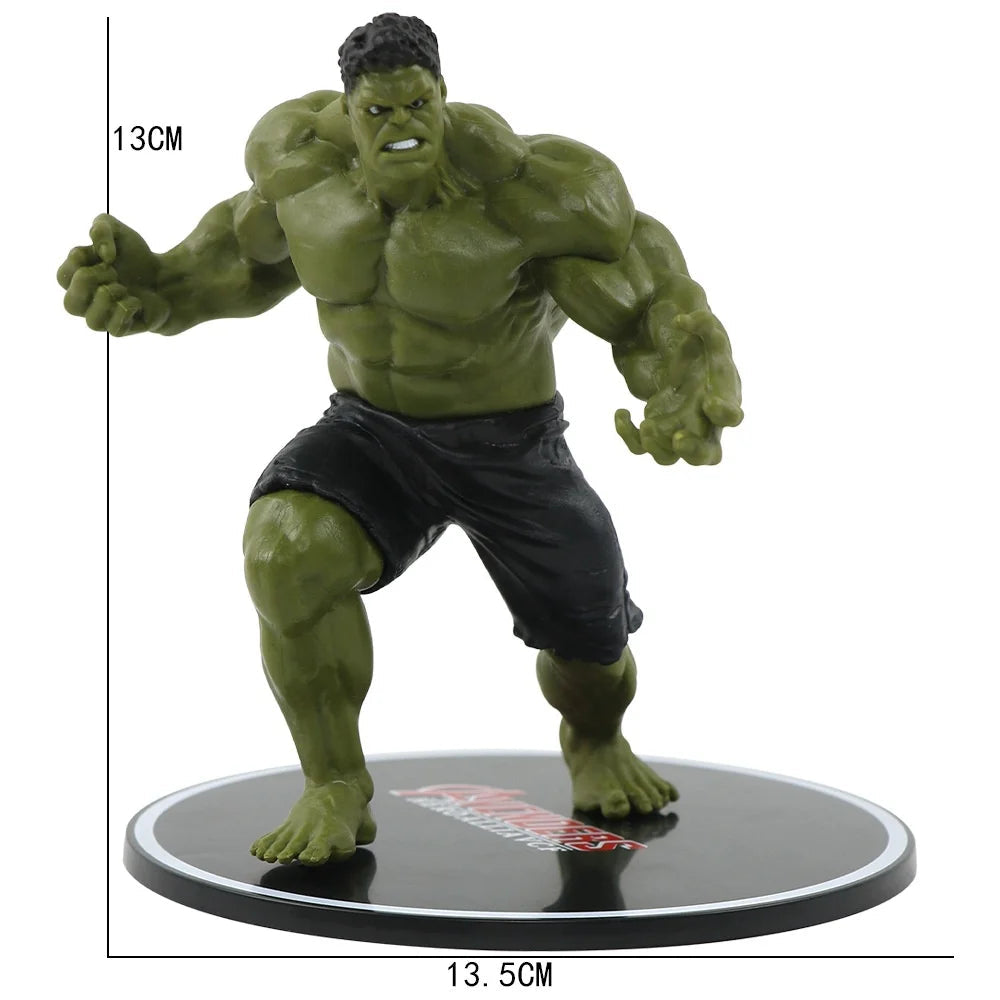 Superhero Figure SpiderMan Ironman Captain America Hulk War Machine Action Figure Model Toys For Kids Christmas Gift SS69 11.69 Hulk