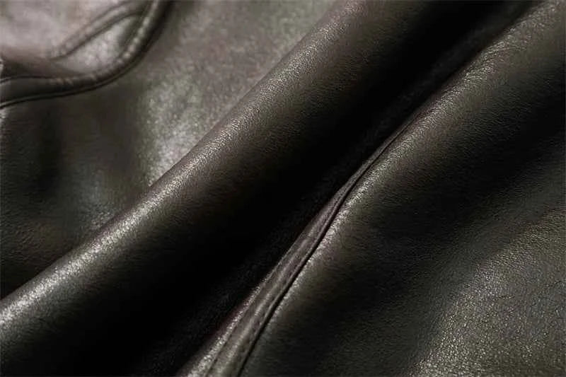 2025 Autumn winter new women's thickened warm double-sided short jacket Women's brown coat