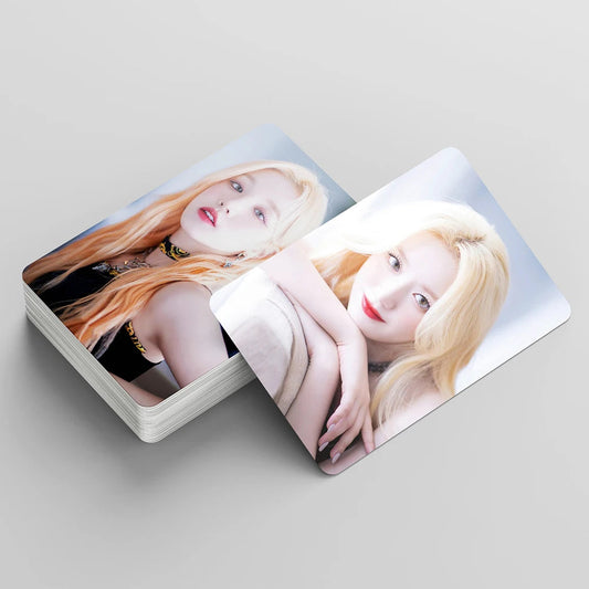 KPOP 55cards/set (G) I-DLE Album Card I FEEL Album GIDLE Ye Shuhua MINNIE Printed Photo Card LOMO Card Gift For Girls Collection SS69