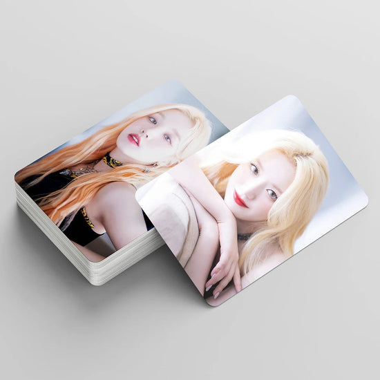 KPOP 55cards/set (G) I-DLE Album Card I FEEL Album GIDLE Ye Shuhua MINNIE Printed Photo Card LOMO Card Gift For Girls Collection SS69